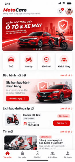App ô tô / Xe máy